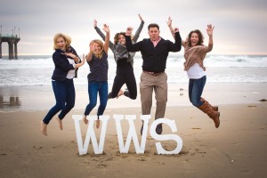 walk with sally team jump on the beach